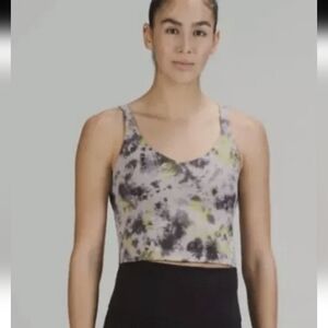 Lululemon Align Tye  Dye Mauve Tank Cropped